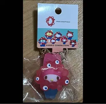 산리오 만박 미야쿠미야쿠 클리어 컬러 키링 마이멜로디