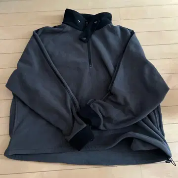 루스 하프 지퍼 플리스 자켓 xs 사이즈 다크 그레이