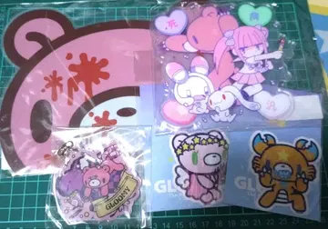 그루미 스티커 아크릴 굿즈 세트