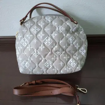 russet 퀼팅 2way 백