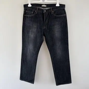 UNIQLO 스트레이트 데님 36 (91cm) 다크 블루