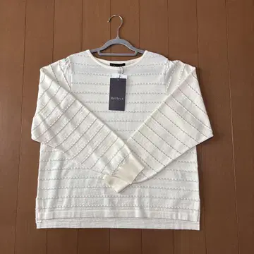 하이 게이지 라메 니트