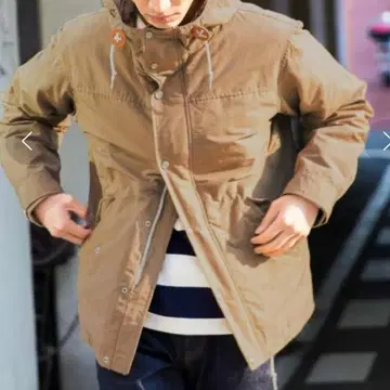 그린 레이블 마운틴 후드티 3WAY 긴팔 라이너 포함 베이지