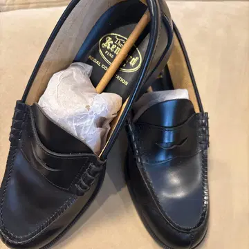 미사용 REGAL 블랙 로퍼 25cm