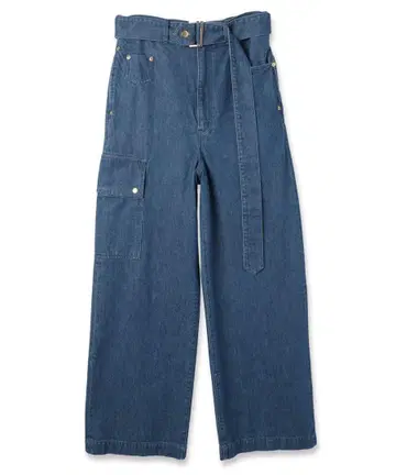 25AW Cullni Cargo Extra Wide Denim Pants