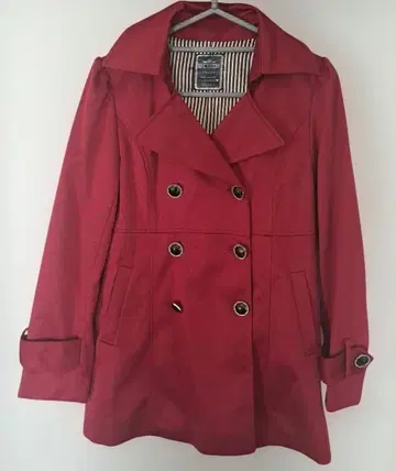 [ 상당히 새상품급 ] 광택이 나는 홍색 자켓