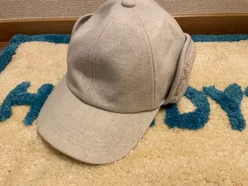 플리스 귀마개 그레이 캡