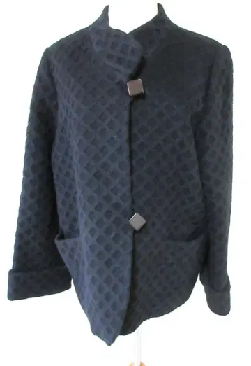 (O-29) Yuya Kimi 유야키미 자켓 울 혼방 사이즈 M 블랙