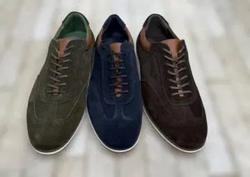 TEMADOU 레이스업 스웨이드 모카신 신발/GR/41/Y8201C