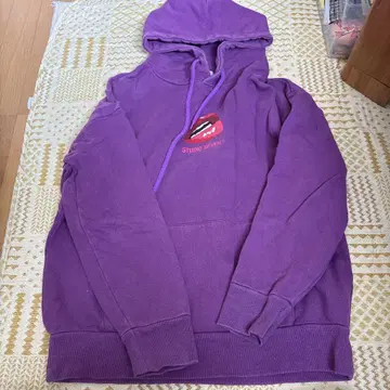 STUDIO SEVEN 보라색 후드 부착 후드티