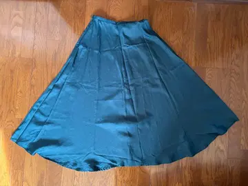 다크 블루 플레어 스커트 일본제