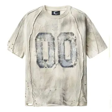 cozy World wide 데미지 가공 Tee