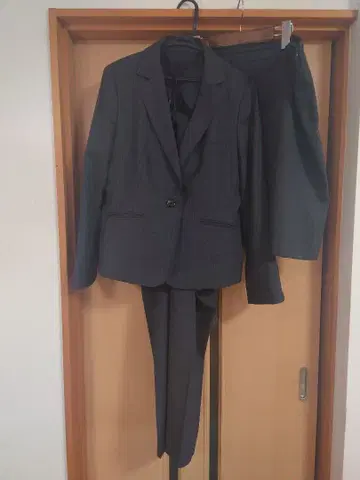 아오야마 여성용 수트 3세트 워셔블 스트레치 빅 사이즈