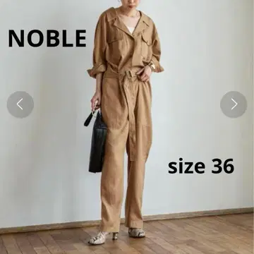 NOBLE 올인원 점프 수트 베이지 사이즈 36 새상품급