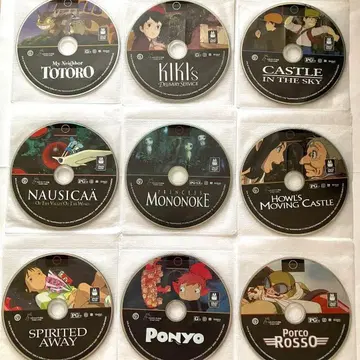 미사용 새상품 북미판 지브리 DVD 9세트