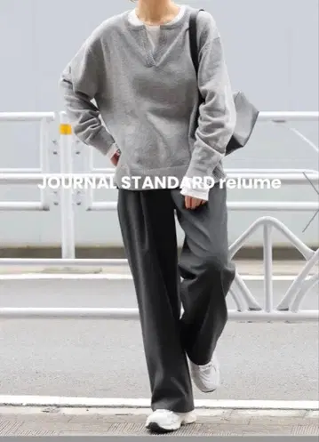 JOURNAL STANDARD relume 스트레치 브러쉬 턱 팬츠