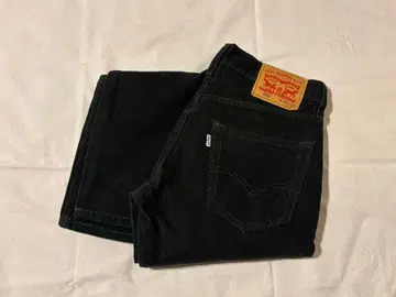 리바이스 502 코듀로이 다크 그린