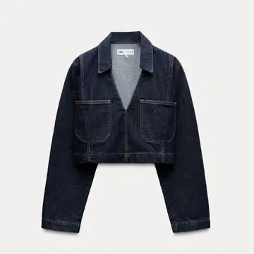 ZARA 크롭 데님 셔츠