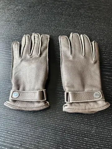 (dunhill) 새상품급 브라운 가죽 남성용 장갑