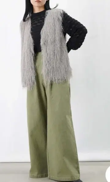 LUCA/ladyluckluca 숏 기장 프린지 베스트 택 포함 새상품