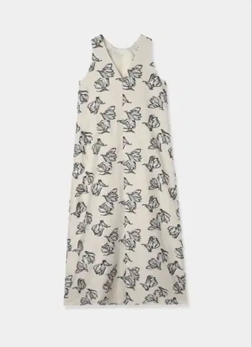 louren / flower cut jacquard dress / m