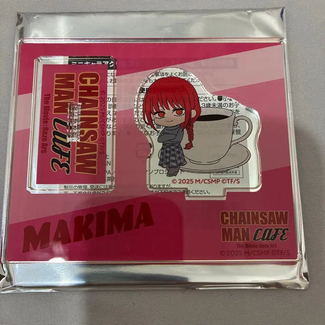 Chainsaw Man collaboration cafe mini acrylic stand