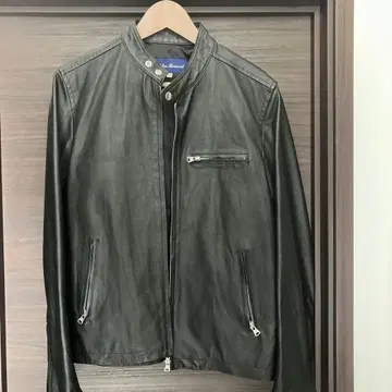 Urban Research 블랙 가죽 자켓 40