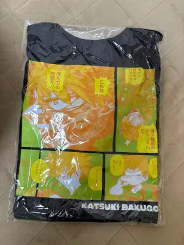 나의 히어로 아카데미아 바쿠고 카츠키 벌스데이 2025 빅 실루엣 티셔츠