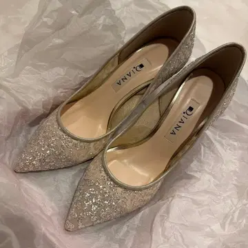 DIANA 다이애나 글리터 튤 펌프스