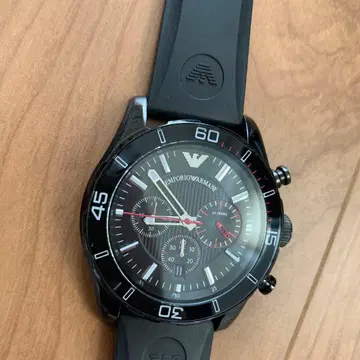 배터리 방전 EMPORIO ARMANI 아르마니 고무 벨트