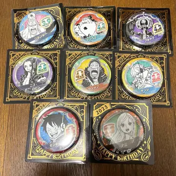 ONE PIECE 벌스데이 캔배치 생일 루피 나미 상디 로빈