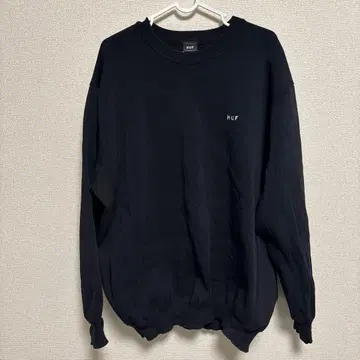 HUF 블랙 맨투맨 XXL 사이즈