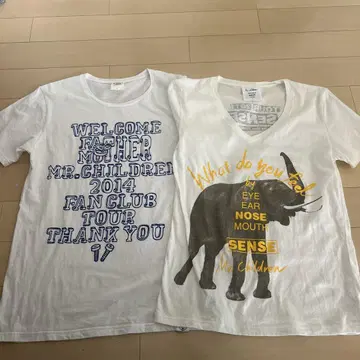 Mr.Children 투어 티셔츠 2장 세트