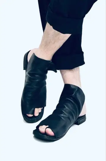 완판 골디니 포르타유 레어 가죽 샌들 비브람솔 율리우스