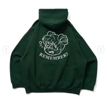 REMEMBER 후드티 그린 L