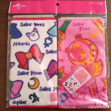 세일러문 미니 타월 2개 세트