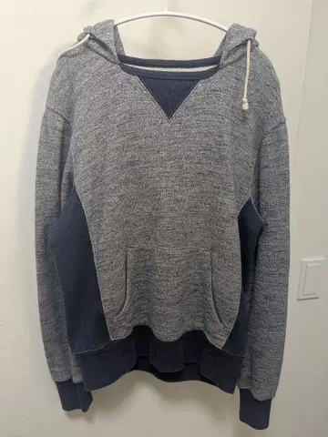 WALLACE & BARNES 멜란지 x 네이비 후드티 j.crew