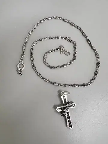목걸이 실버 십자가
