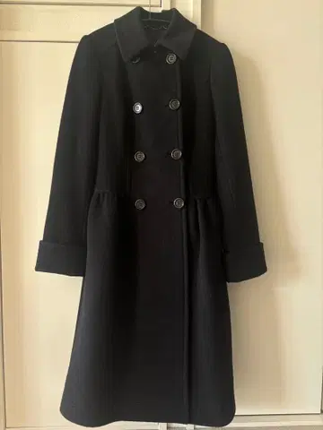 에포카 EPOCA 블랙 롱 코트 40