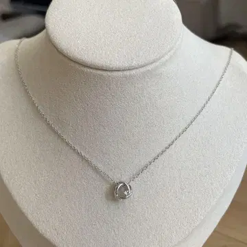 실버 목걸이 다이아몬드