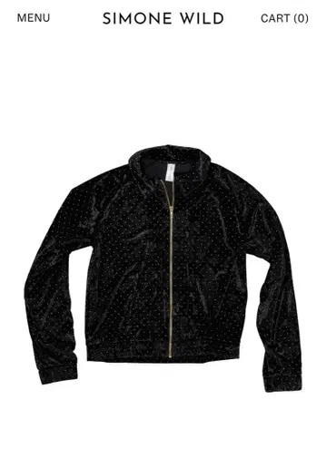 SIMONE WILD 시모네 와일드 벨벳 블루종