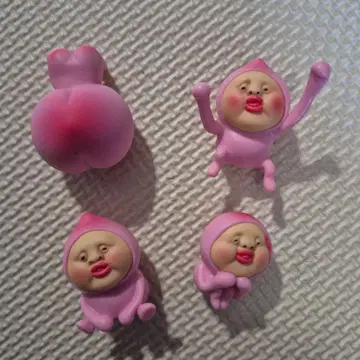 코비토즈칸 미니 피규어 카쿠레모모지리 4체 세트