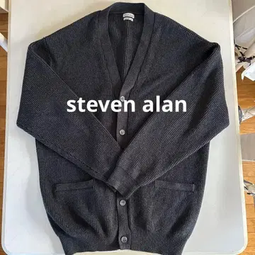 [ steven alan ] 스티븐 아란 가디건 L 그레이