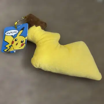 미사용 새상품 카라비너 포함 빅 피카츄 꼬리 수컷 피카츄 꼬리