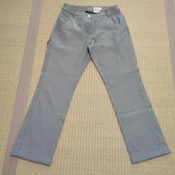 Munsingwear 그레이 체크 슬랙스