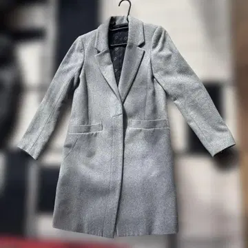 [ SPIRALGIRL ] 그레이 체스터 코트