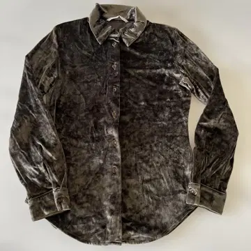 PENNY BLACK 다크 그레이 긴팔 셔츠