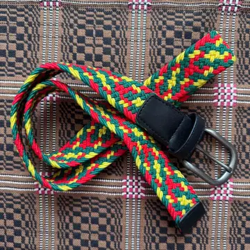 HUF WOVEN BELT 라스타 컬러