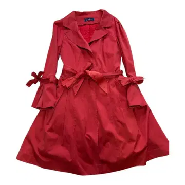 엠즈 그레이시 M'S GRACY 빨간색 트렌치코트 40