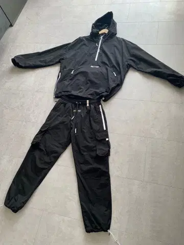 pvot 피봇 나일론 자켓 팬츠 셋업 상의 XL 하의 M 블랙